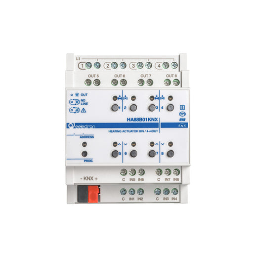 HA88B01KNX Univerzálny KNX modul 8 vstupov / 4+4 výstupy