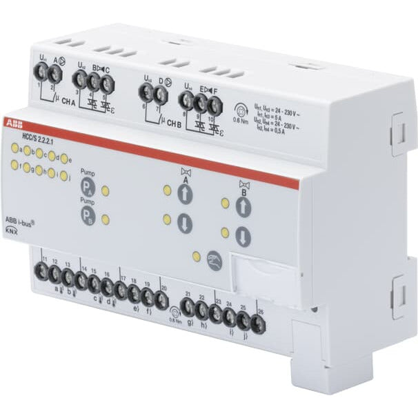 HCC /S2.2.2.1 Heating / cooling circuit controller 2-outputs, 3-point