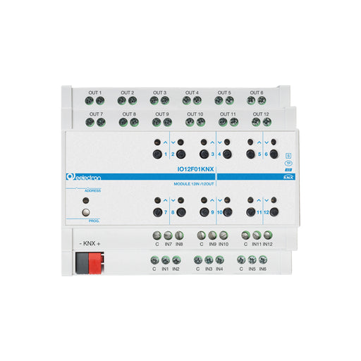 IO12F01KNX Univerzálny modul KNX 12x vstupy/výstupy 16A