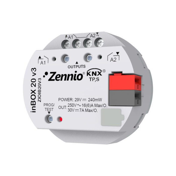 Zennio ZIOIB20V3 inBOX 20 v3 2x/16A
