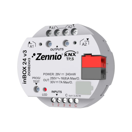 Zennio ZIOIB24V3 inBOX 24 v3 2x/16A
