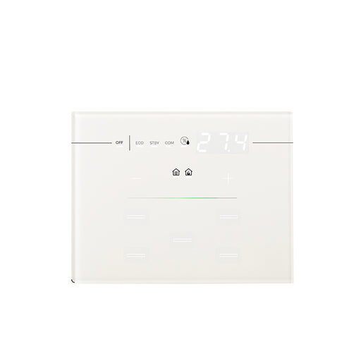 Copy of 9025 Kapacitný termostat, snímač vlhkosti, spínač KNX - LINE SERIES, 3 modulový - 7 tlačidiel - R - BIELY