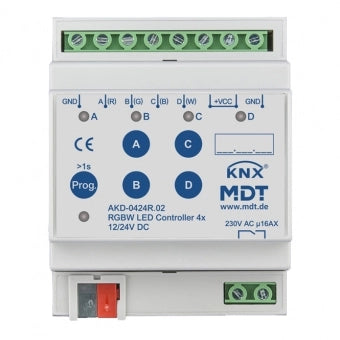 KNX MDT AKD-0424R.02 LED ovládač 4-kanálový