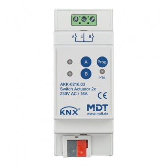 MDT AKK-0216.03 Spínací akčný člen 2x/16A Kompakt