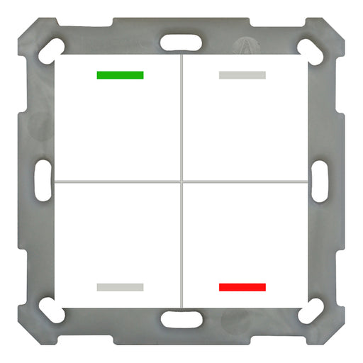 BE-TAL5504.01 Tlačidlo KNX Light 55, 4x RGB-W - neutrálne
