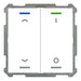 BE-TAL6302.C1 KNX Tlačidlo Light 63, 2-násobné, RGBW, žalúzie/spínanie