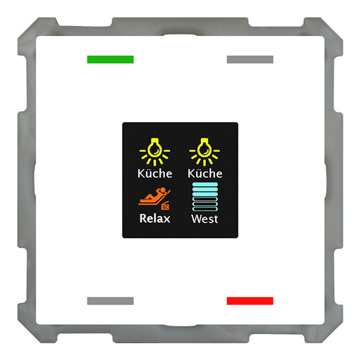 MDT BE-TAS63T4.01 KNX tlačidlo Smart 63 so senzorom teploty a vlhkosti