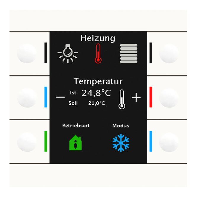 BE-TAS86T.02 KNX Smart 86 button with temperature sensor