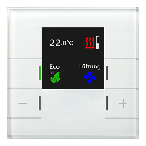 SCN-RTRGW.02 Sklenený regulátor izbovej teploty Smart White