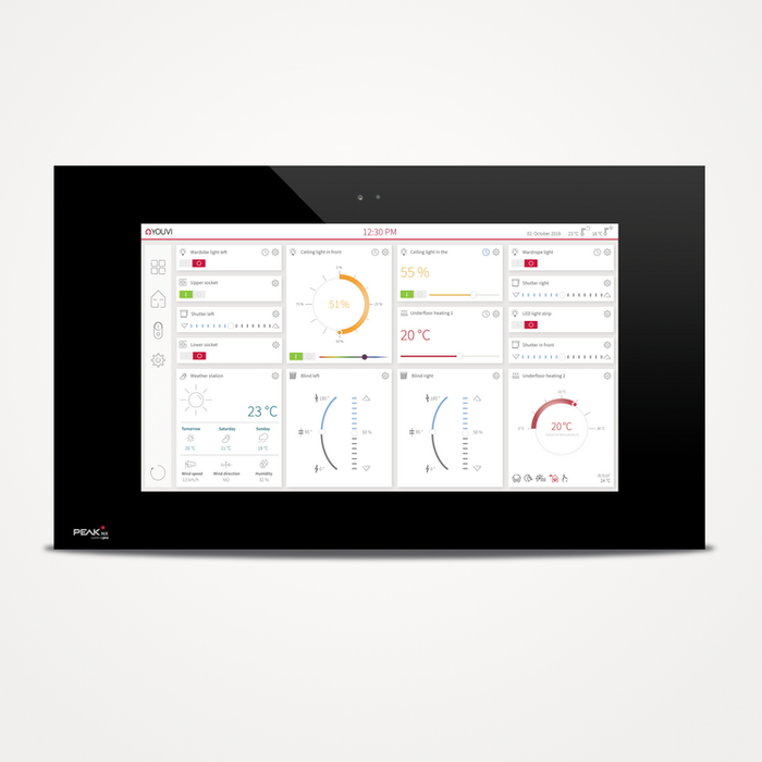 Controlpro DC-4-250 - 18.5" KNX Touch panel including visualization