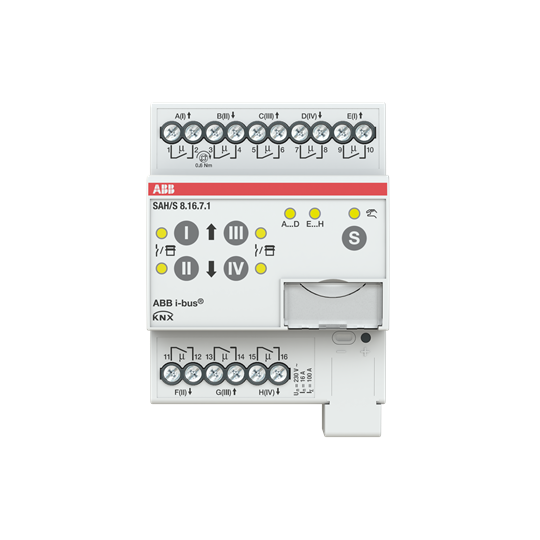 SAH /S8.16.7.1 Combined switching module 8x / 16A
