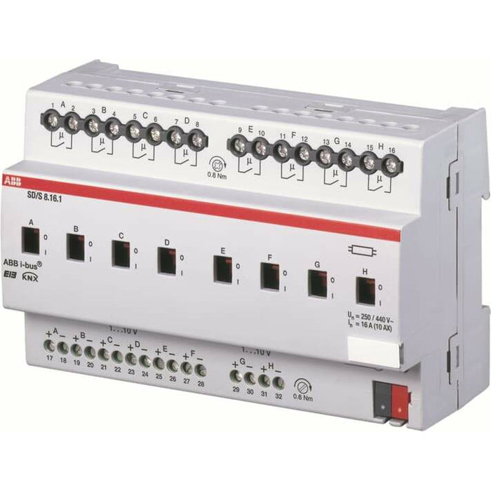 SD /S8.16.1 Switching / dimming module 8x / 16A