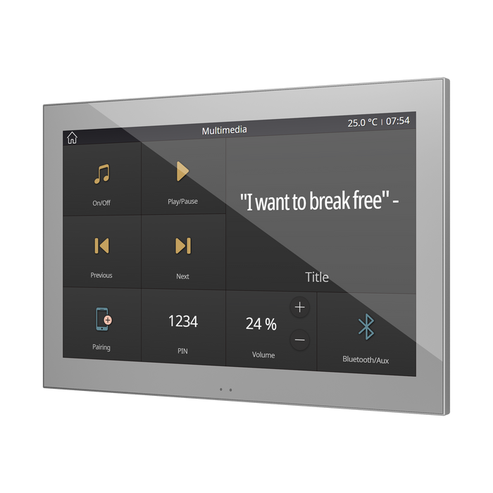 Z100 Color capacitive KNX touch panel with 10" display