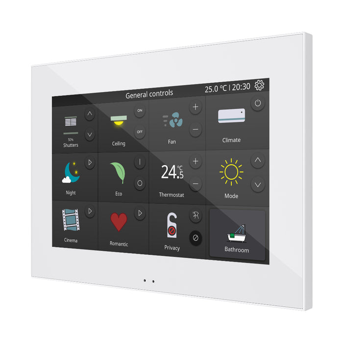 Z70 v2 Color capacitive KNX touch panel with 7" display