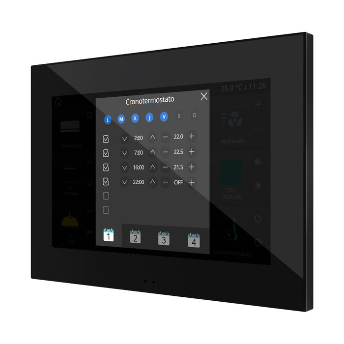 Z70 v2 Farebný kapacitný dotykový panel KNX s 7" displejom
